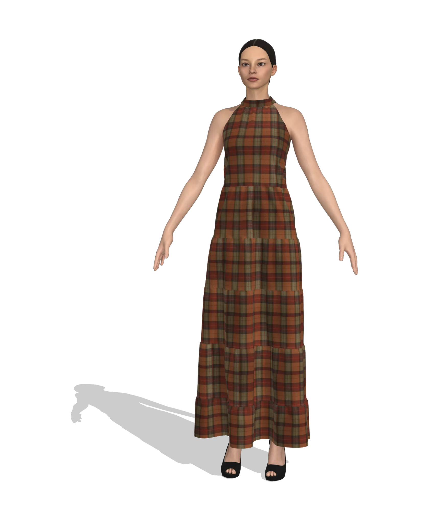 KDscion p37 sleeveless maxi dress